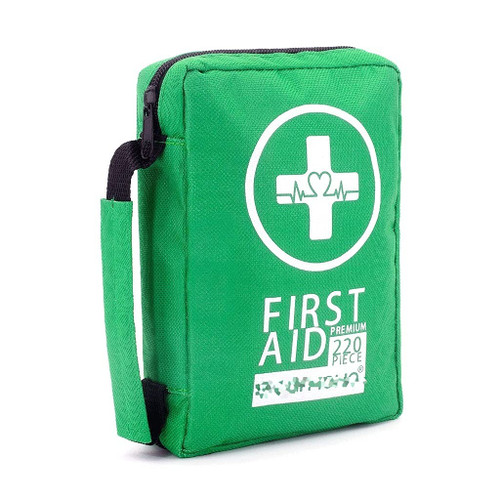 First Aid Kit 220-Piece Medical Kits Lightweight for Camping, Outdoors, Hiking with Emergency Survival Gear Lifeguard (Color : Empty Bag)