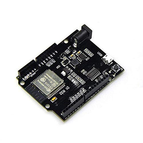 ARCELI NO R3 D1 R32 ESP32 ESP-32 CH340G Development Board Dual-Mode WiFi Bluetooth 4MB Flash DC 5V-12V with Micro USB for Arduino