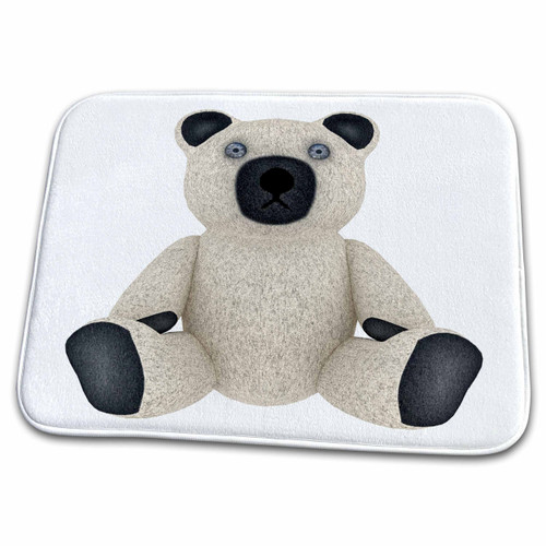 3dRose Boehm Graphics Toy - A white teddy bear - Dish Drying Mats (ddm-181676-1) 3dRose Boehm Graphics Toy - A white teddy bear - Dish Drying Mats (ddm-181676-1)