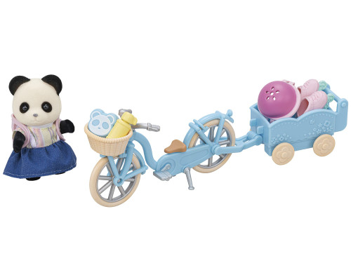 Calico Critters Pookie Panda Girl's Cycle & Skate Set, Dollhouse Playset with Figure and Accessories Calico Critters Pookie Panda Girl's Cycle & Skate Set, Dollhouse Playset with Figure and Accessories
