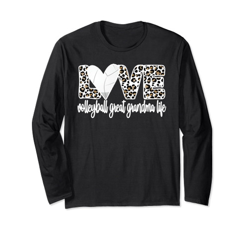 Volleyball Great Grandma Life Volleyball Great Grandma Long Sleeve T-Shirt