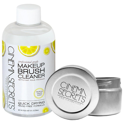Cinema Secrets Professional Makeup Brush Cleaner, 8oz Kits (Lemon)