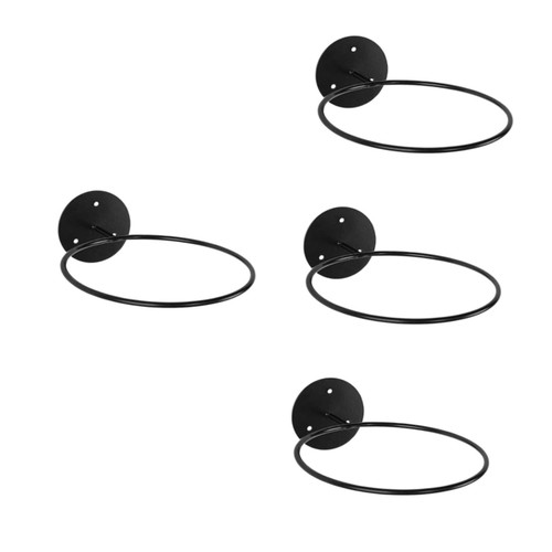 Toddmomy 4pcs Ball Rack Volleyball Wall - Mounted Rugby Holder Football Wall Storage Exercise Ball Display Racks Football Wall Mount Metal Holder Rack Iron Household Support Frame