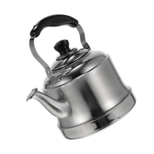 NOLITOY 1pc Stainless Steel Kettle Stainless Steel Tea Pot Whistling Tea Kettle Metal Kettle Coffee Pot Small Tea Kettle Stainless Water Jug Tea Kettles Durable Whistling Teapot Gas Heater