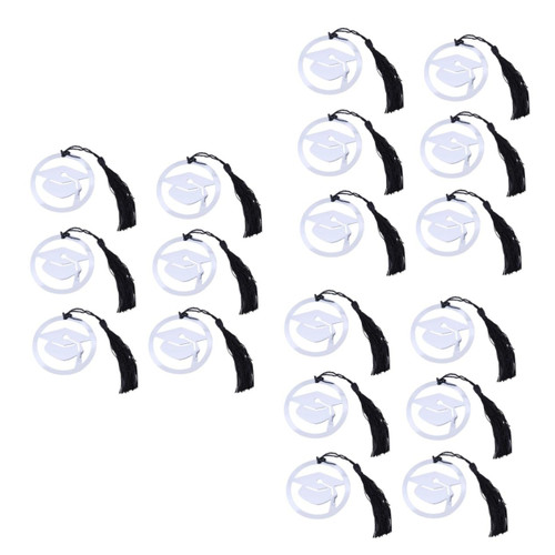 STOBOK 30 Pcs Keepsake Graduation Hat Bookmark Metal Bookmarks Graduation Cap Bookmark Page Markers Doctoral Cap Shaped Bookmark Graduation Souvenir Gifts Graduation Season Student Fine