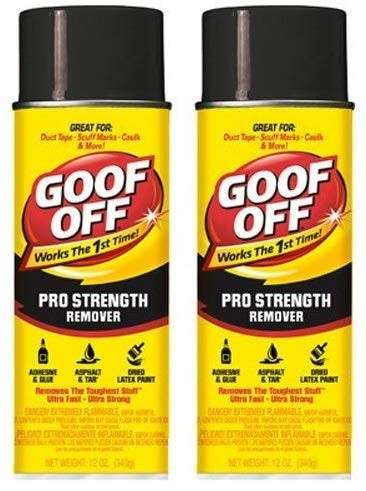 Goof Off FG658 Professional Strength Remover, Aerosol 12-Ounce (Tw? P?ck)