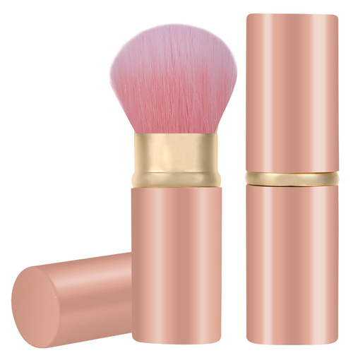 Falliny Retractable Kabuki Makeup Brush, Travel Face Blush Brush, Portable Powder Foundation Sunscreen Brush with Cover for Blush, Bronzer, Buffing, Flawless Powder Cosmetics Falliny Retractable Kabuki Makeup Brush, Travel Face Blush Brush, Portable Powder Foundation Sunscreen Brush with Cover for Blush, Bronzer, Buffing, Flawless Powder Cosmetics