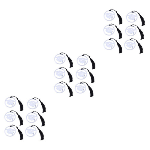 STOBOK 30 Pcs Gifts for Graduation Student Graduation Bookmark Page Marker Graduation Gifts Graduation Cap Bookmark Doctoral Shaped Bookmark Student Gift Keepsake Graduation Hat Metal