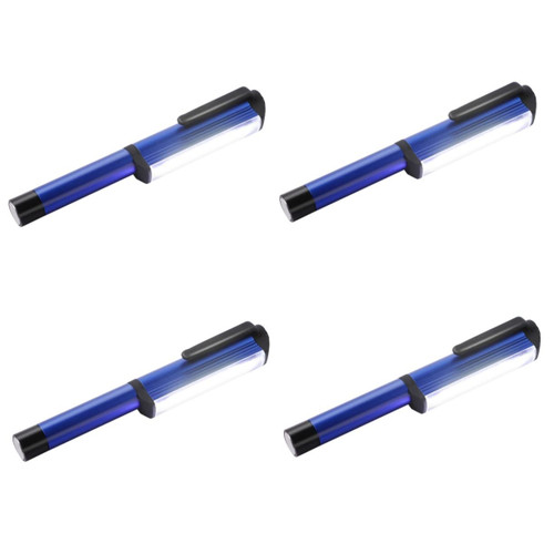 VILLCASE 4pcs Led Flashlight Light Power Outage Lights Emergency Flashlights Cob Led Flashlight Pocket Work Light Work Flashlights Mini Flashlight Portable Flashlight Magnetic Work Outdoor