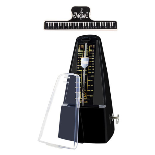 Vaguelly 1set Violin Metronome Wind up Metronome Guitar Metronomes Piano Mechanical Metronome Musical Instrument Universal Metronome Mechanical Metronomes Metronome for Drum Tuner Abs Major