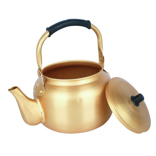 Happyyami Stovetop Tea Kettle Coffee Kettle Teapot for Stove Top Classic Tea Kettle Hot Water Kettle Water Boiler Kettle Water Heater Kettle Whistling Tea Pot Gas Heating Pot Aluminum