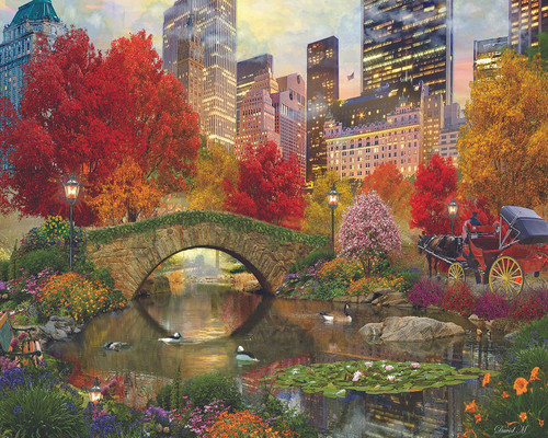 Springbok's 1500 Piece Jigsaw Puzzle Central Park Paradise - Made in USA