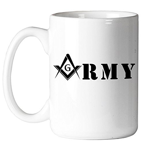 United States Army Square & Compass Masonic 11 oz. Coffee Mug United States Army Square & Compass Masonic 11 oz. Coffee Mug