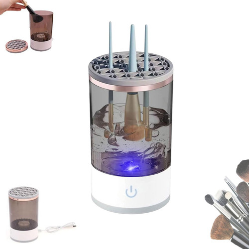 Brushly Pro Cosmetic Brush Cleaner, Illumi Brush Blender, Beautyswirl - Cosmetic Brush Cleaner, Electric Makeup Brush Cleaner, Automatic Cosmetic Brush Cleaner Brushly Pro Cosmetic Brush Cleaner, Illumi Brush Blender, Beautyswirl - Cosmetic Brush Cleaner, Electric Makeup Brush Cleaner, Automatic Cosmetic Brush Cleaner