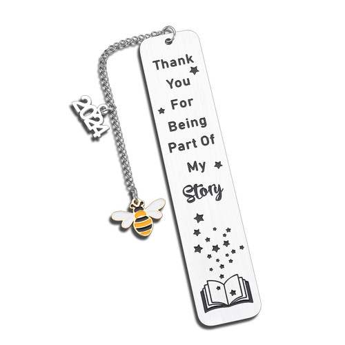 Valentines Gifts for Teacher Appreciation Gift for Women Men Teacher Bookmark Gift for Teacher Boss Coworker Friend Gift Idea for Retirement Christmas Birthday Thank You Appreciation Gifts for Him Her