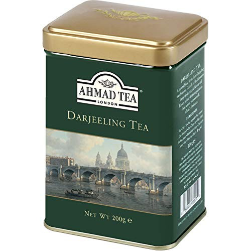 Ahmad Darjeeling Tea Tin Box Net Wt 200 g (7 Oz)