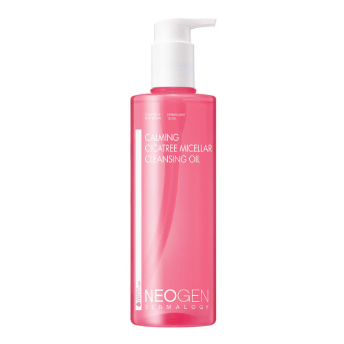 DERMALOGY by NEOGENLAB Calming Cica Tree Micellar Cleansing Oil 10.14 Fl Oz (300ml) - Waterproof Makeup Remover for Sensitive Skin, Clean Beauty - Korean Skin Care