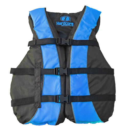 Hardcore Life Jacket Paddle Vest for Adults; Coast Guard Approved Type III PFD Life Vest Flotation Device; Jet ski, Wakeboard, Hardshell Kayak lufe Jacket; Ideal Extra Life Jacket for Pontoon Boat