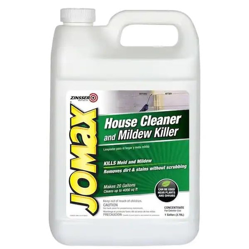 New Jomax 60101 Outdoor Gallon Mildew Remover House Siding Cleaner Concentrate