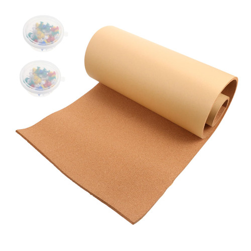 STOBOK 1 Set Message Board Cork Roll Self- Adhesive Wall Board School Message Board Wall Pin Board Photo Bulletin Board Photo Board Mini Cork Board Cork Display Board Frameless Wall Tiles