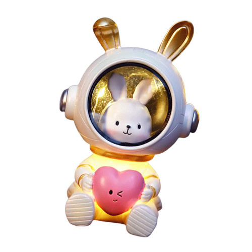 Gadpiparty 1pc Night Light Small Night Lamp Animal Bedside Lamp Table Lamp Animal Table Lights Spaceman Night Lamp Baby Sleep Lights Night Stand Lamps Decor Desk Lamp Synthetic Resin Cartoon
