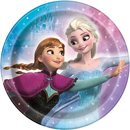 Disney Frozen Round 7" Dessert Plates, 8ct