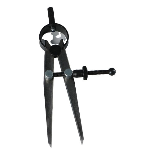 6 Inch Adjustable Lockable Steel Divider Wing Leather Compass Professional Metal Compass for Drafting Compass Tool for Leather Work, Woodworking