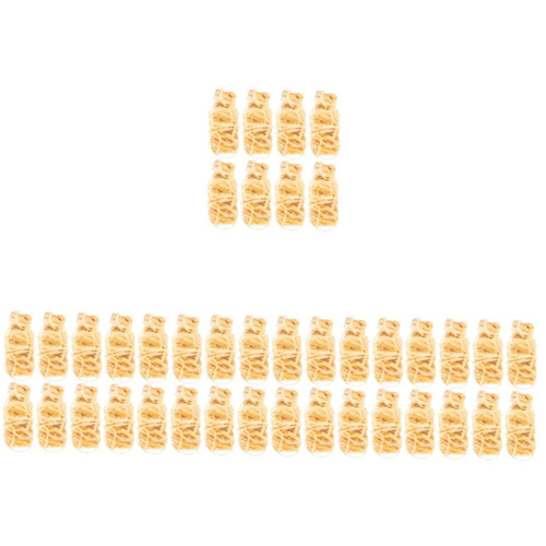 INOOMP 40 Pcs Combustion Wood Campfire Firestarters Burning Fire Starters Emergency Fire Starter Outdoor Fire Starter BBQ Grill Portable Camping Charcoal Starter Barbecue Wax Supplies