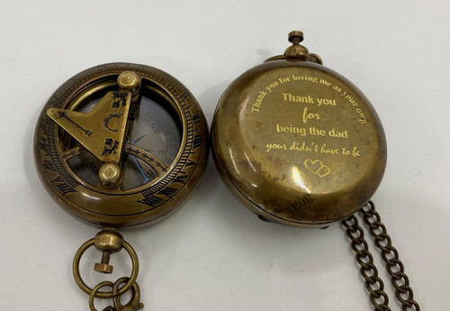 Vintage Sundial Compass Brass Compass Gift for Him Engraved Compass Sundial Push Compass for Camping Hiking Touring Compass Vintage Sundial Compass Brass Compass Gift for Him Engraved Compass Sundial Push Compass for Camping Hiking Touring Compass