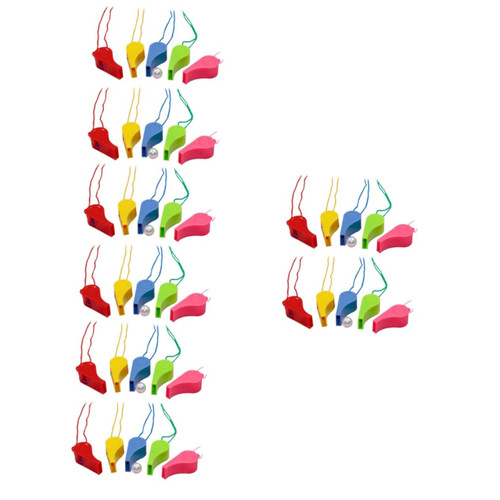 GANAZONO 240 Pcs Referee Whistle Cm Rope Kids Whistle Practical Whistle Cheerleading Whistle Toy Colored Whistles Gift Random Color Whistling Whistles Sports Child Sporting Goods