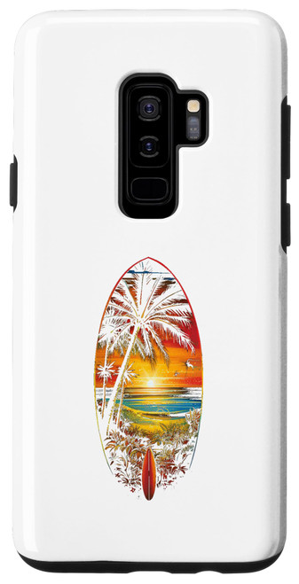 Galaxy S9+ Surfing Surfboard Surfboarder Surfer Case