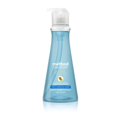 Method Gel Dish Soap, Sea Minerals, Biodegradable Formula, Tough on Grease, 18 Fl Oz (Pack of 6) Method Gel Dish Soap, Sea Minerals, Biodegradable Formula, Tough on Grease, 18 Fl Oz (Pack of 6)