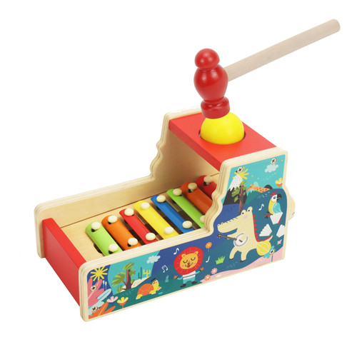 Leo & Friends Pound & Tap Bench with Slide-Out Xylophone - Durable Wooden Musical Pounding Toy for Toddlers - Educational Musical Toy for Kids - Perfect Holiday Birthday Christmas Gifts Leo & Friends Pound & Tap Bench with Slide-Out Xylophone - Durable Wooden Musical Pounding Toy for Toddlers - Educational Musical Toy for Kids - Perfect Holiday Birthday Christmas Gifts