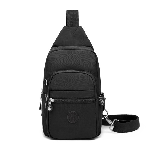 Women Sling Backpack Crossbody Bags for Women, Unisex Crossbody Purse Bag, Sling Bag, Lightweight and Compact Sling Backpack (Black)