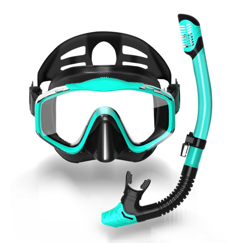 Seatheway Snorkeling Gear for Adults,Snorkel Mask Adult Snorkel Set,Panoramic Wide View Scuba Mask,Anti-Fog Dry Scuba Diving Mask for Snorkeling Scuba Diving Swimming Travel