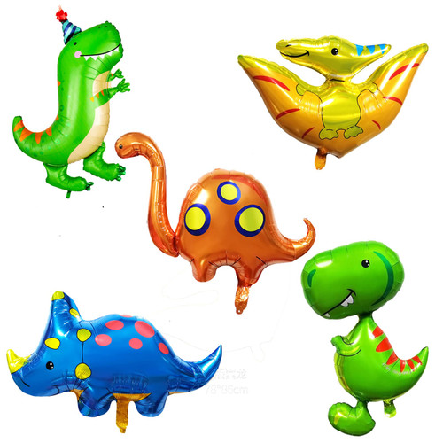 5PCS Dinosaur Foil Balloons Big Mylar Dinosaur Balloons For Birthday Party Jungle Balloons or Baby Shower Jungle Jurassic Dinosaur Themed Birthday Party Decorations 5PCS Dinosaur Foil Balloons Big Mylar Dinosaur Balloons For Birthday Party Jungle Balloons or Baby Shower Jungle Jurassic Dinosaur Themed Birthday Party Decorations