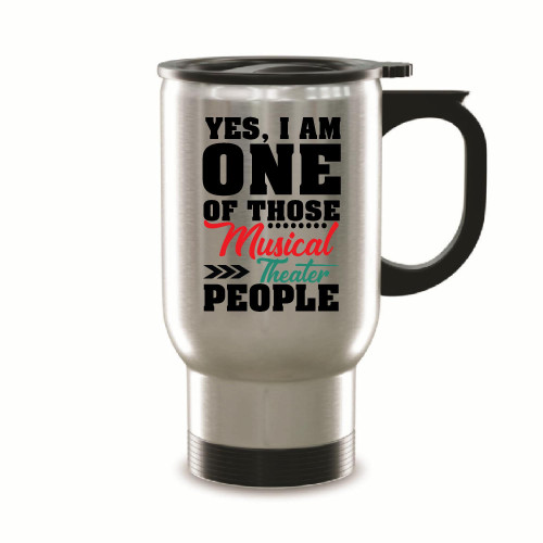 Gifts for Musical Theater Fans and Enthusiasts 14oz Steinless Steel Travel Mug Gifts for Musical Theater Fans and Enthusiasts 14oz Steinless Steel Travel Mug