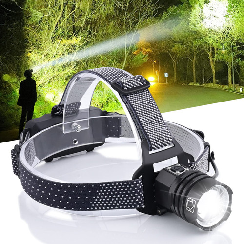 Aikertec LED Headlamp Rechargeable, 90000 Lumens Bright Headlamp,Headlamp Flashlight, Zoomable, Waterproof Headlamp for Adult, for Outdoor Camping, Running, Fishing Aikertec LED Headlamp Rechargeable, 90000 Lumens Bright Headlamp,Headlamp Flashlight, Zoomable, Waterproof Headlamp for Adult, for Outdoor Camping, Running, Fishing