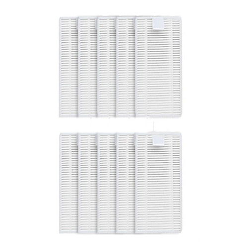 HCOWL Robot Vacuum Cleaner Hepa Filter Compatible with Cecotec Conga 2290 Robotic Vacuum Cleaner Parts Accessories Replacement (Color : 10pcs)