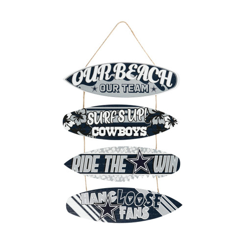 FOCO Dallas Cowboys NFL Fancave Surfboard Sign FOCO Dallas Cowboys NFL Fancave Surfboard Sign