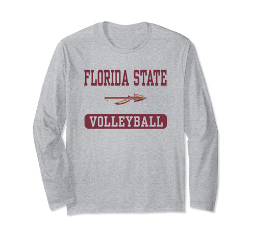 Florida State Seminoles Volleyball Logo Officially Licensed Long Sleeve T-Shirt Florida State Seminoles Volleyball Logo Officially Licensed Long Sleeve T-Shirt