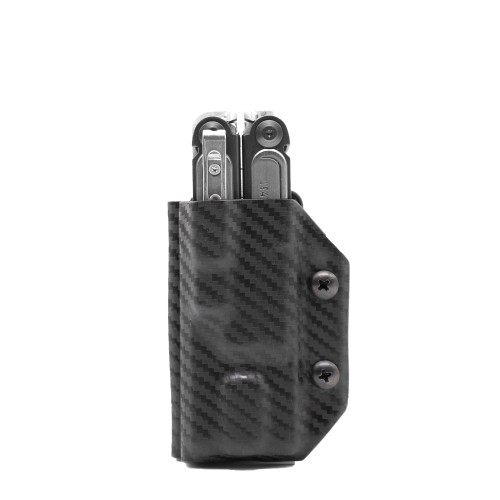 Kydex Multitool Sheath for LEATHERMAN Arc - Made in USA - Multi Tool Sheath Holder Cover Belt Pocket Holster - Multi-Tool not Included (Carbon Fiber Black)
