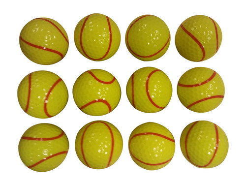BZANY Tennis Ball Golf Balls (12 Pack)
