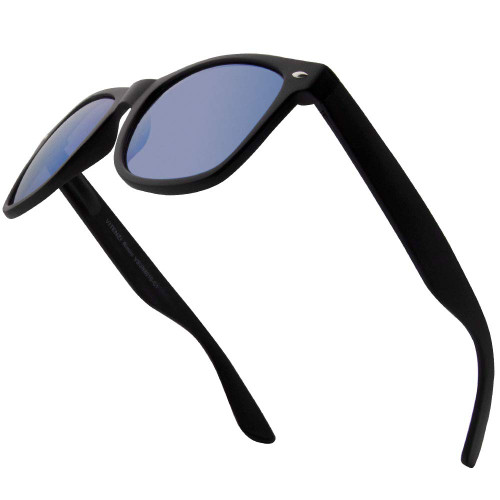 VITENZI Sunglasses for Men and Women Trendy and Cool Sun Glasses, Retro Vintage Shades Rimini in Black