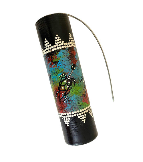 Jive Thunder Spring Drum Shaker Percussion Instrument Hand Painted Large Size