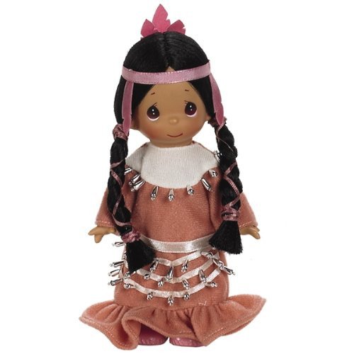 The Doll Maker Precious Moments Dolls, Linda Rick,Ten Little Indians, 5 Little Indian, 7 inch Doll The Doll Maker Precious Moments Dolls, Linda Rick,Ten Little Indians, 5 Little Indian, 7 inch Doll