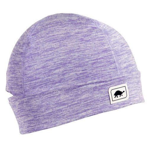 Turtle Fur Ponytail Conquest Comfort Shell Stria UV Performance Beanie, Lavender