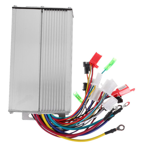 BESPORTBLE Motor Controller 500w Motor E-Bike Brushless Controller Electrical Scooter Motor Controller for Scooter Brushless Motor for Electric Bicycle Speed Controller Dc Governor Rubber