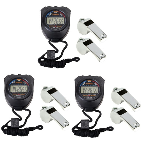 CLISPEED Swimming Drag Belt 3pcs Stopwatch Multifunctional Stop Watch Fitness Strap Electronic Fly Fishing Vest