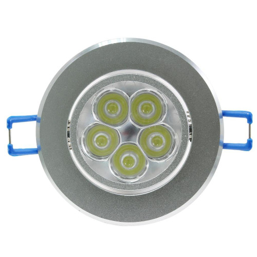 Lemonbest Dimmable 5W LED Ceiling Light Spotlight Recessed Downlighting fixture, Cool White